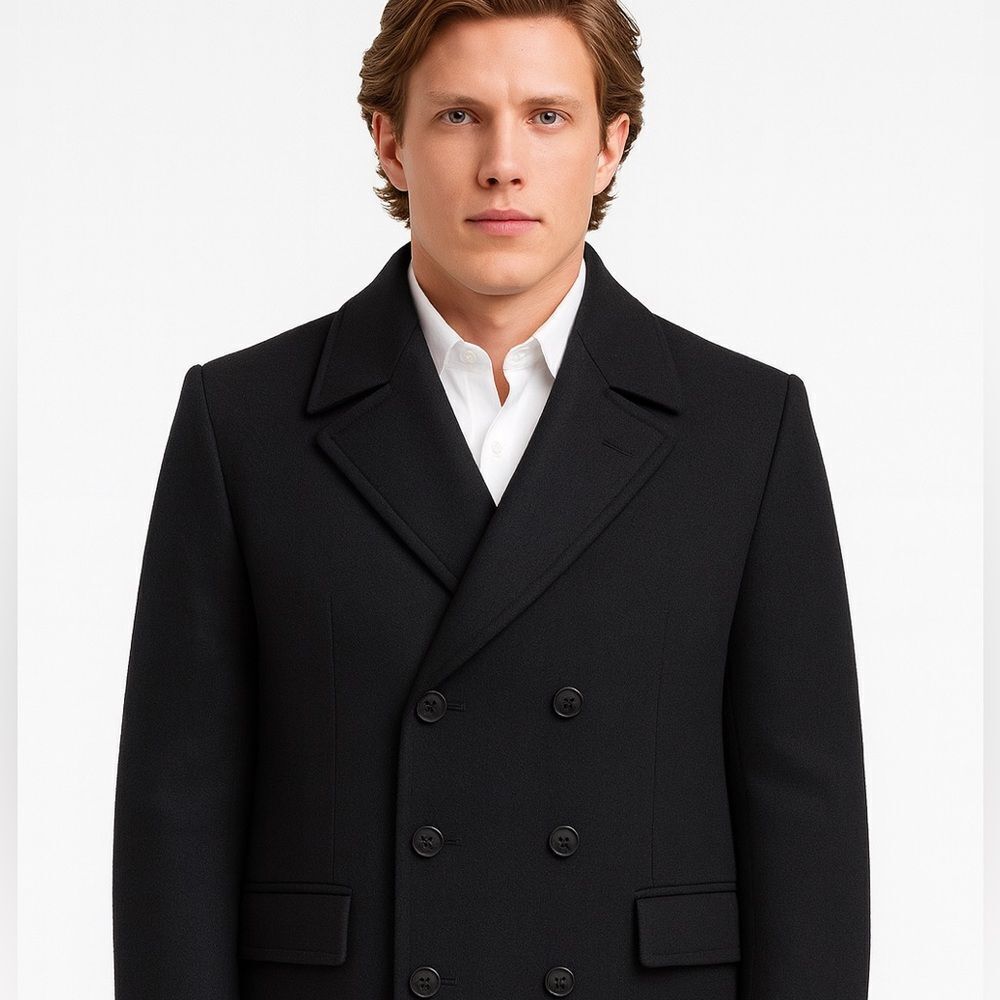 Givenchy Men's Classic Wool Pea Coat